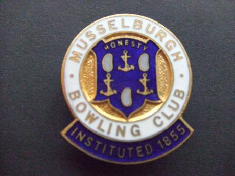 Bowling club Musselburgh England